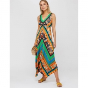 Multicoloured Gemima Print Jersey Dress