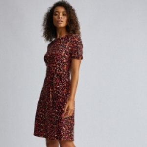 Tall Multi Coloured Animal Print T-Shirt Dress