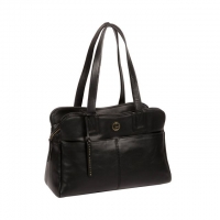 Debenhams  Vintage black Beacon leather handbag