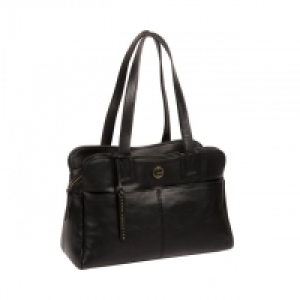 Vintage black Beacon leather handbag