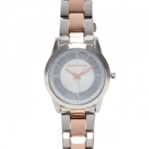 Silver Glitter Dial Watch