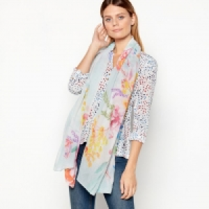 Green Paradise Floral Print Scarf