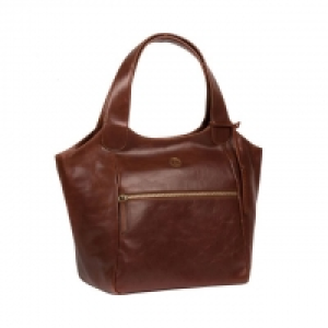 Vintage Cognac Loxford Leather Tote Bag