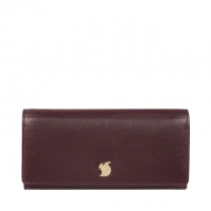 Plum Arabella Leather RFID Purse
