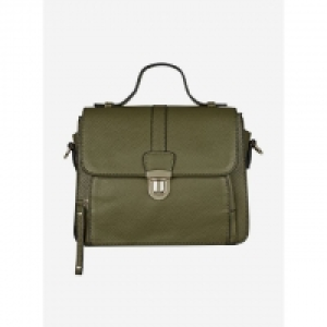 Olive Top Handle Cross Body Bag
