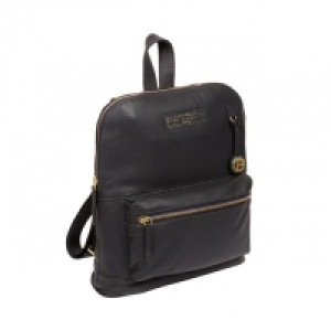 Navy Corfe Leather Backpack