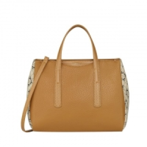Camel Jacquard Print Carrie Grab Bag