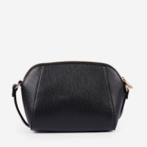 Debenhams  Black Zip Top Cross Body Bag