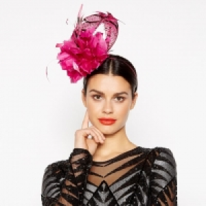Pink Tiger Twist Fascinator