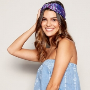 2 Pack Purple Wahine Headbands