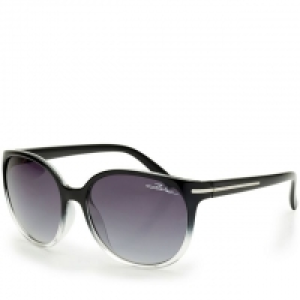Jessica - Shiny Black Graduated Sunglasses