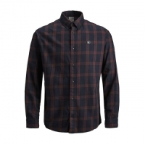 Burgundy Mahone Checked Shirt