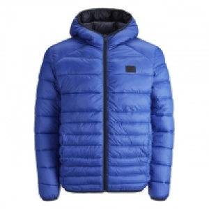 Blue Bomb Puffer Jacket