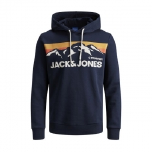 Navy Wilmer Hooded Sweat