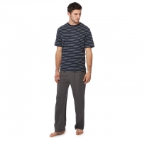 Debenhams  Navy Striped Pyjama Set