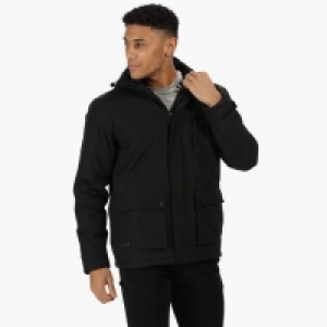 Black Sterlings Waterproof Insulated Hooded Jacket
