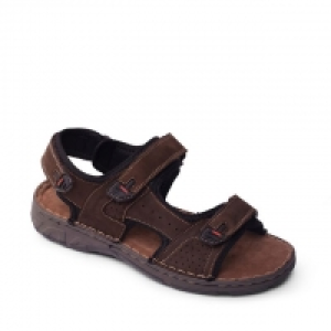 Brown Ocean Leather Sandals
