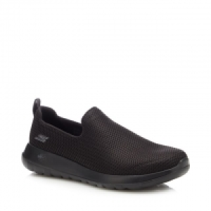 Black Mesh Go Walk Max Slip-On Shoes