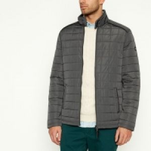 Dark Grey Quilted Jacket