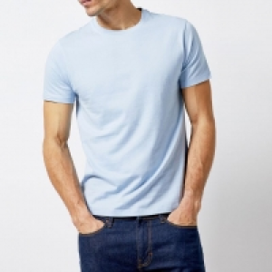 Debenhams  Light Blue Crew Neck T-Shirt