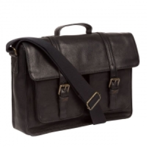 Black Garsdale Handcrafted Leather Laptop Bags