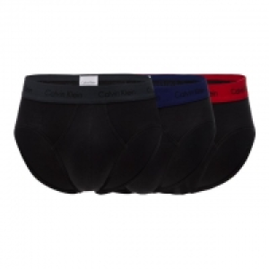 3 Pack Black Hip Briefs