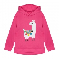 Debenhams  Girls Pink Llama Sweater