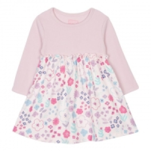 Baby Girls Lilac Floral Print Dress
