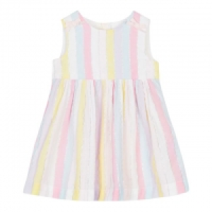 Babyágirls Multicoloured Striped Dress
