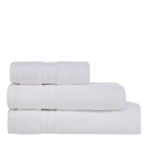 White Hygro Egyptian cotton towels