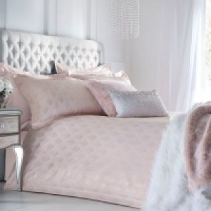 Pink Amber Jacquard Duvet Cover