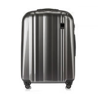 Debenhams  Pewter Absolute Lite Large 4 Wheel Suitcase