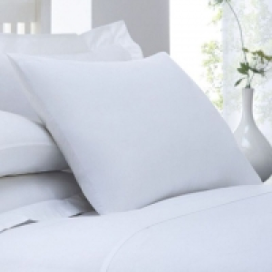White Cotton Rich Percale Standard Pillow Case Pair