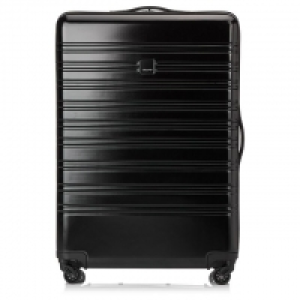 Black Horizon Large 4 Wheel Suitcase