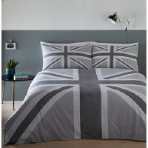 Black and White Union Jack Bedding Set