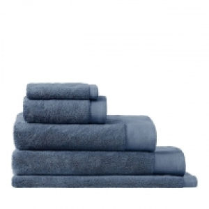 Mid blue Luxury Retreat Turkish cotton towels