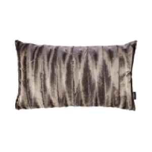 Silver Faux Fur Cushion