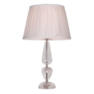 Large Elena Crystal Glass Table Lamp