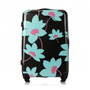 Slate Cool Mint Azalea Large 4 Wheel Suitcase