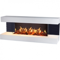 JTF  Oxford Wall Mounted Fireplace Suite White