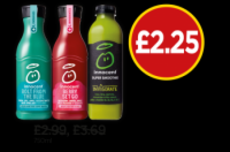 Innocent Bolt From The Blue Drink, Berry Set Go Drink, Super £2.25