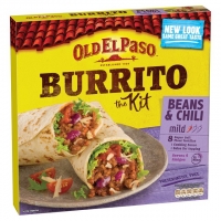 Ocado  Old El Paso Beans & Chili Burrito Kit 620g