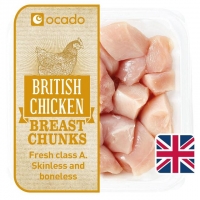 Ocado  Ocado British Chicken Breast Chunks 450g