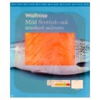 Waitrose  Waitrose mild Scottish smoked salmon minimum, 4 slices