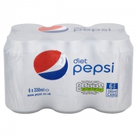 Ocado  Pepsi Diet 6 x 330ml