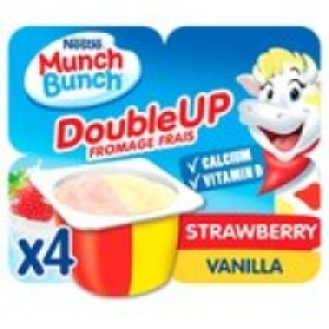 Munch Bunch Double Up Strawberry & Vanilla Fromage Frais £1.50
