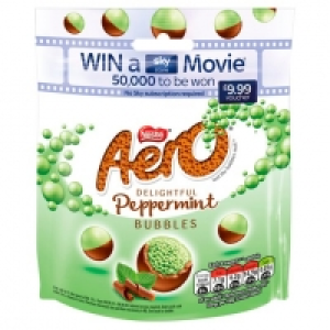 Tesco  Aero Bubbles Peppermint Pouch Bag 102G