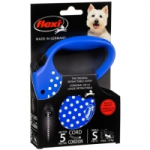 Flexi Dog Lead 5m - Small - Blue