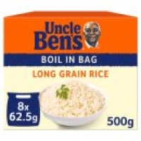 Asda Uncle Bens 8 Pack Boil in the Bag Long Grain Rice