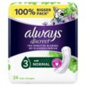 Discreet Incontinence Pads Normal For Sensitive Bladder £3.70